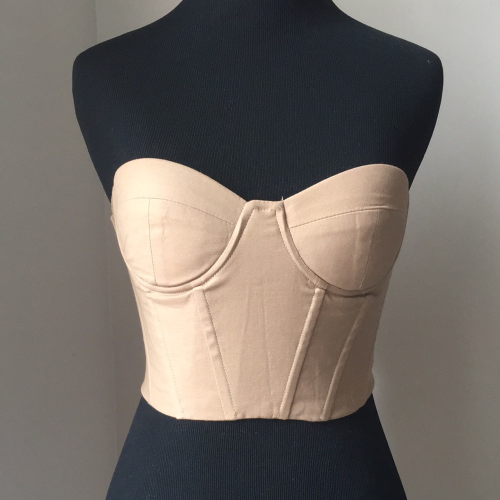 Nude Corset Top | SHEIN | 100% Cotton